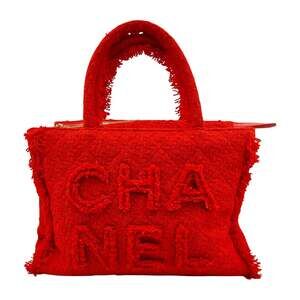 CHANEL Red Tote Bag
